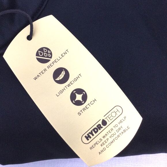 Greg Norman Tasso Elba Performance Hydrotech 1/4 Zip Lightweight Black Vest L - Picture 6 of 9